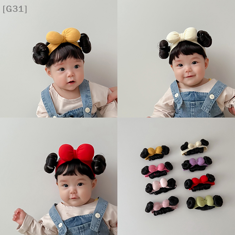 Cosplay Prop Bow - Cute Kids Bow Wig Headbands, Fashion