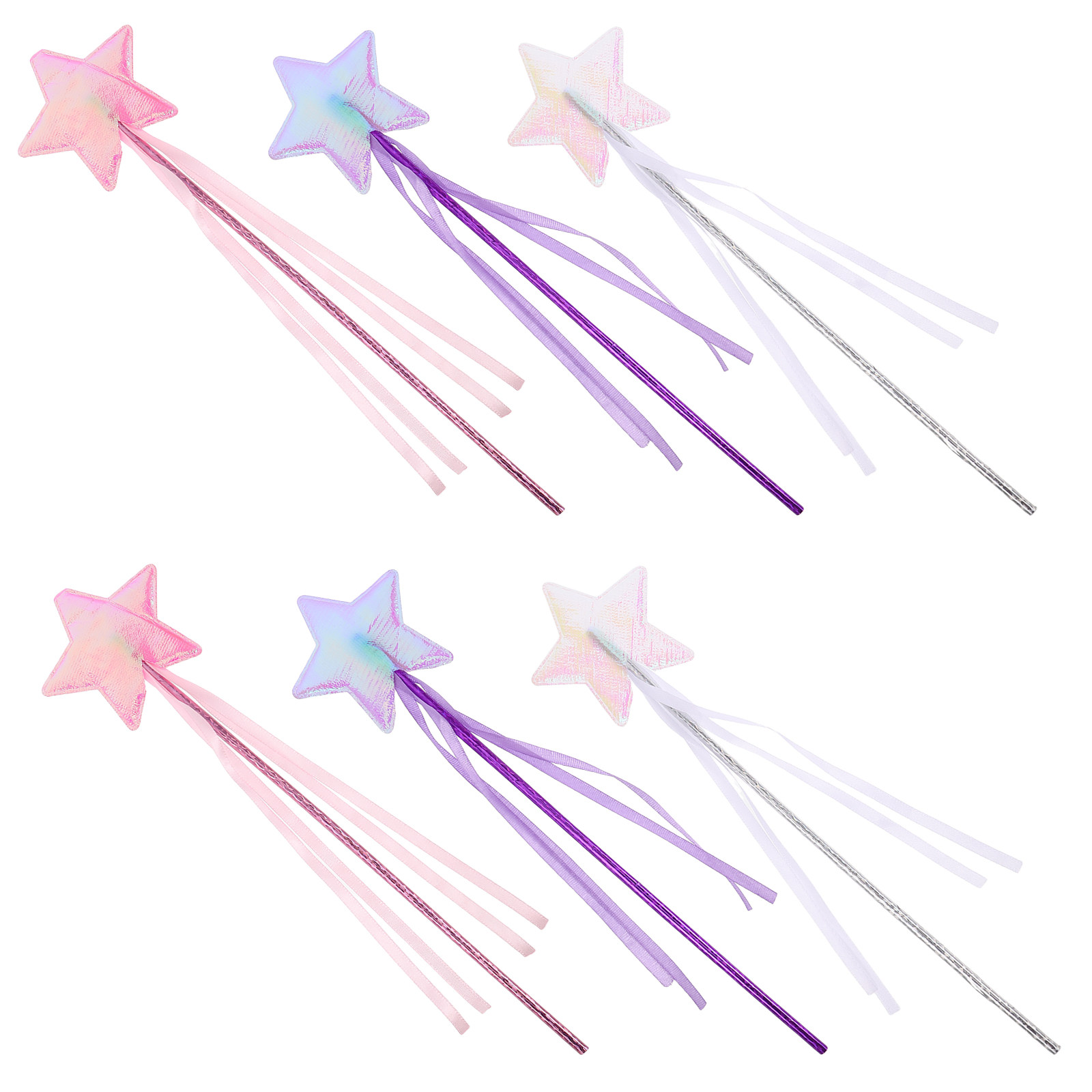 Cosplay Prop Designer - 6Pcs Sparkling Fairy Princess Wands with