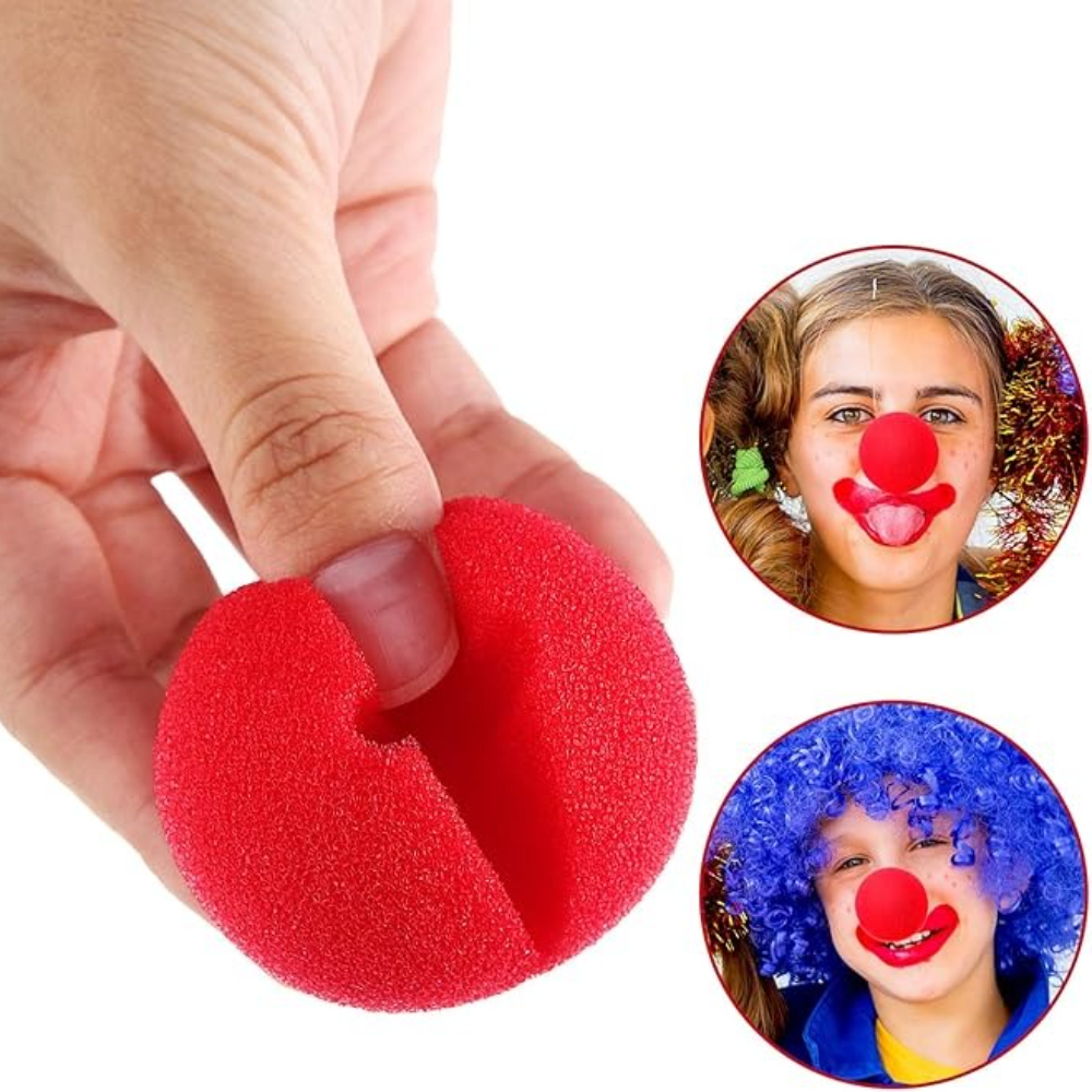 300Pcs -1 Red Funny Clown Nose - Cosplay Prop Foam recension och pris
