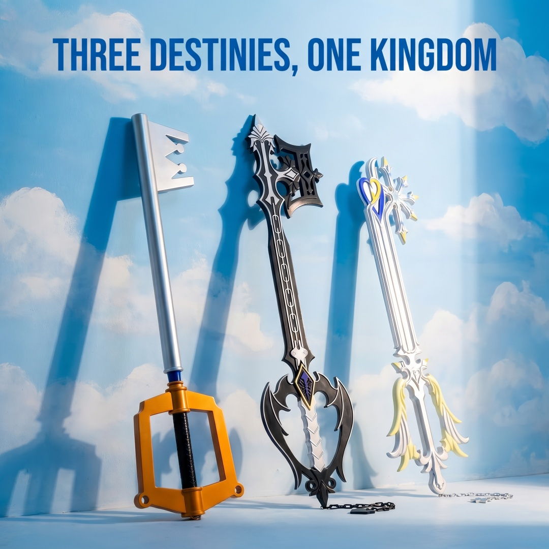 34inch Kingdom Hearts Sora Key - Keyblade Cosplay Prop recension och pris