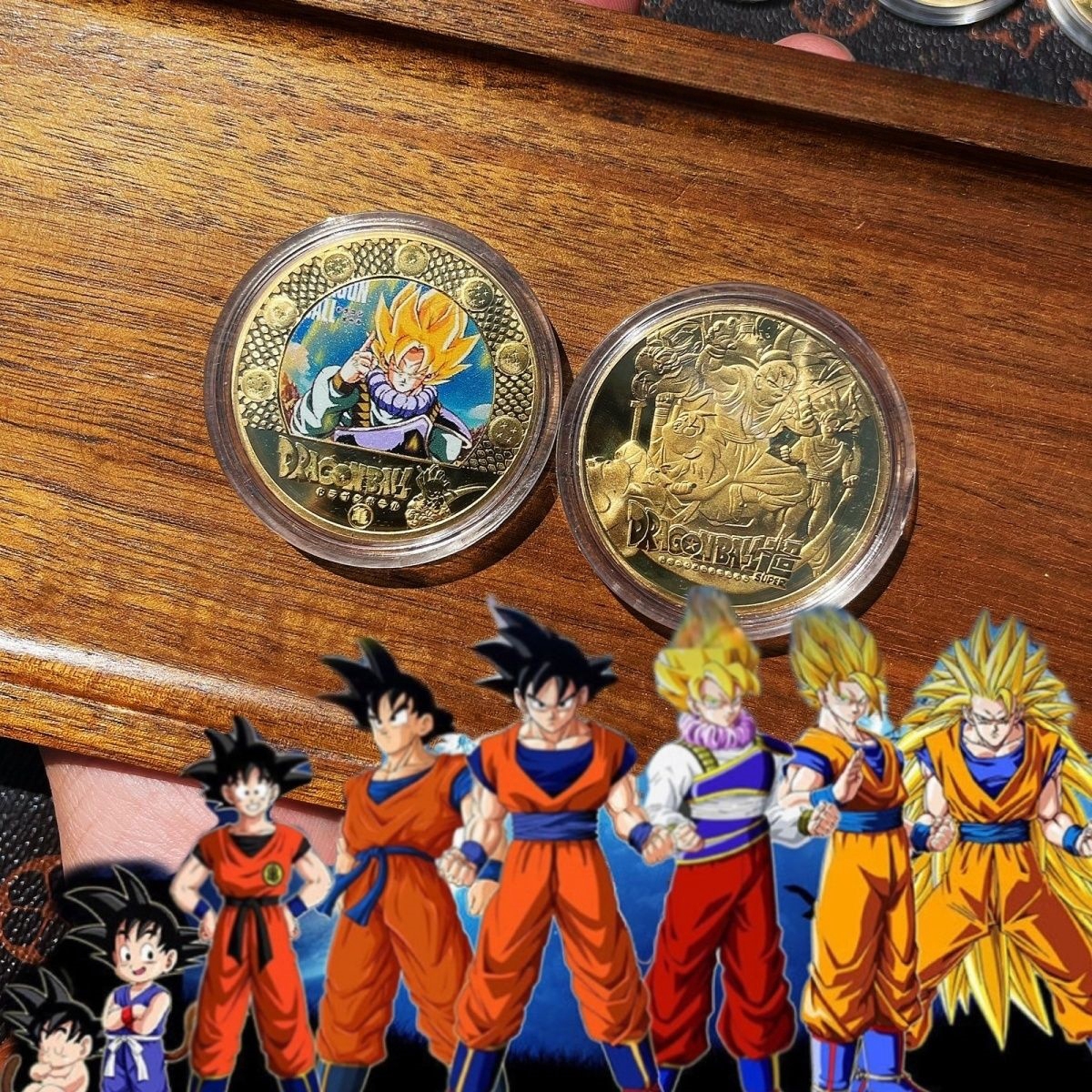 Dragon Ball Collect Gold Coin  - Cosplay Fire Prop recension och pris