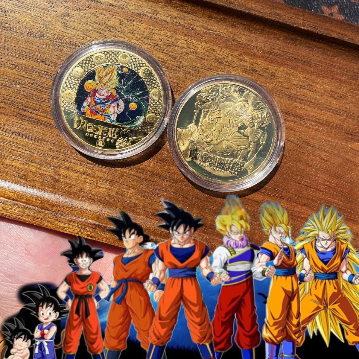 Dragon Ball Collect Gold Coin  - Cosplay Fire Prop recension och pris