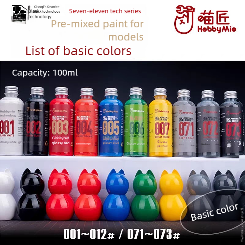 100ML Hobby Mio Acrylic Paints - Metallic Spray Paint recension och pris