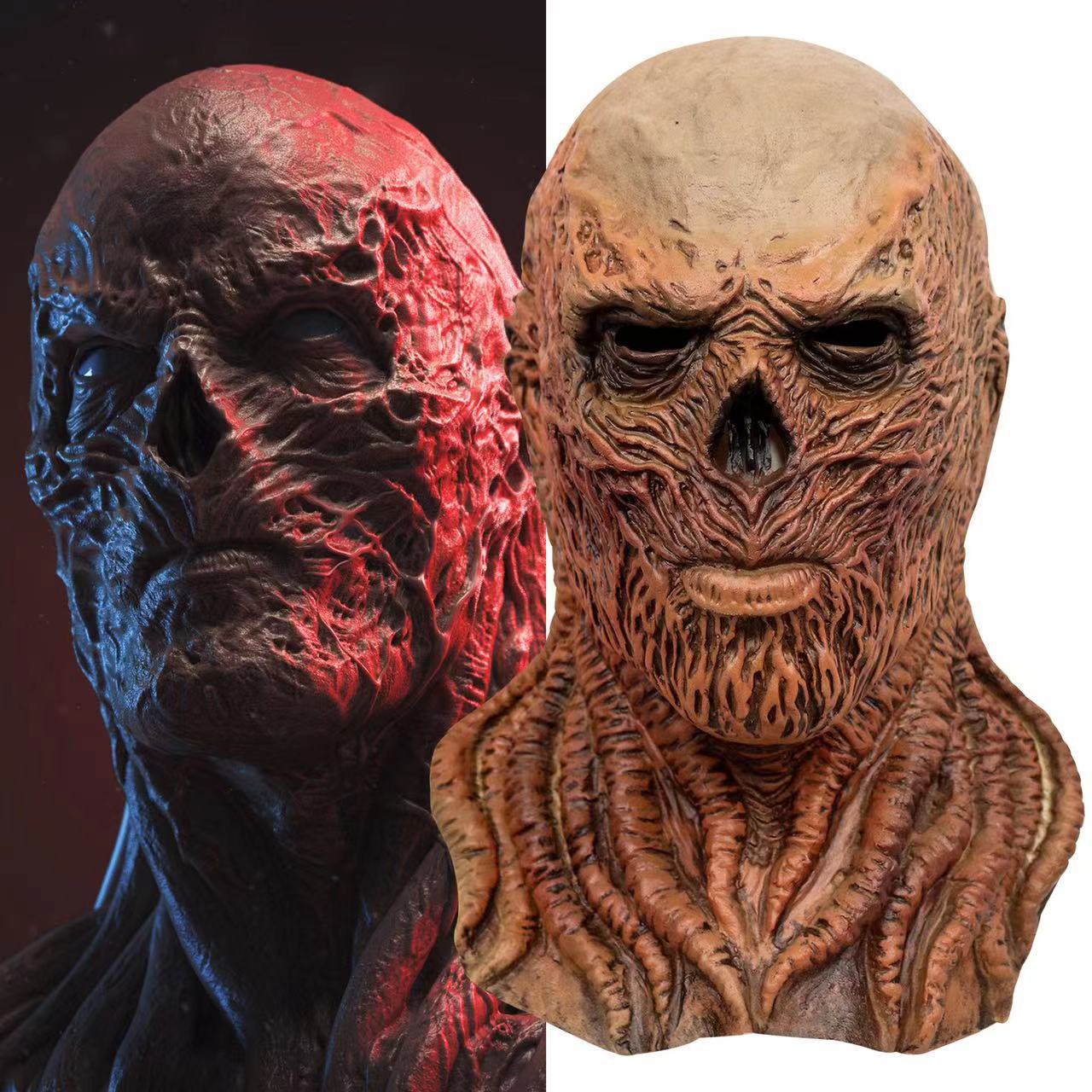 Realistic Full Head Vecna Cosp - Cosplay Fire Prop recension och pris