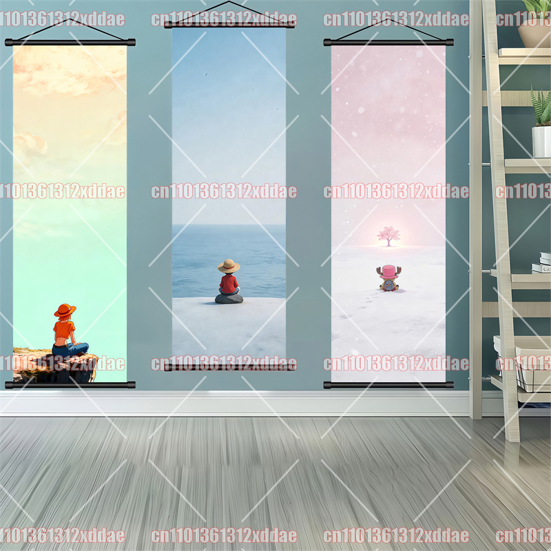 One Piece Scroll Painting HD P - Anime Cosplay Prop recension och pris