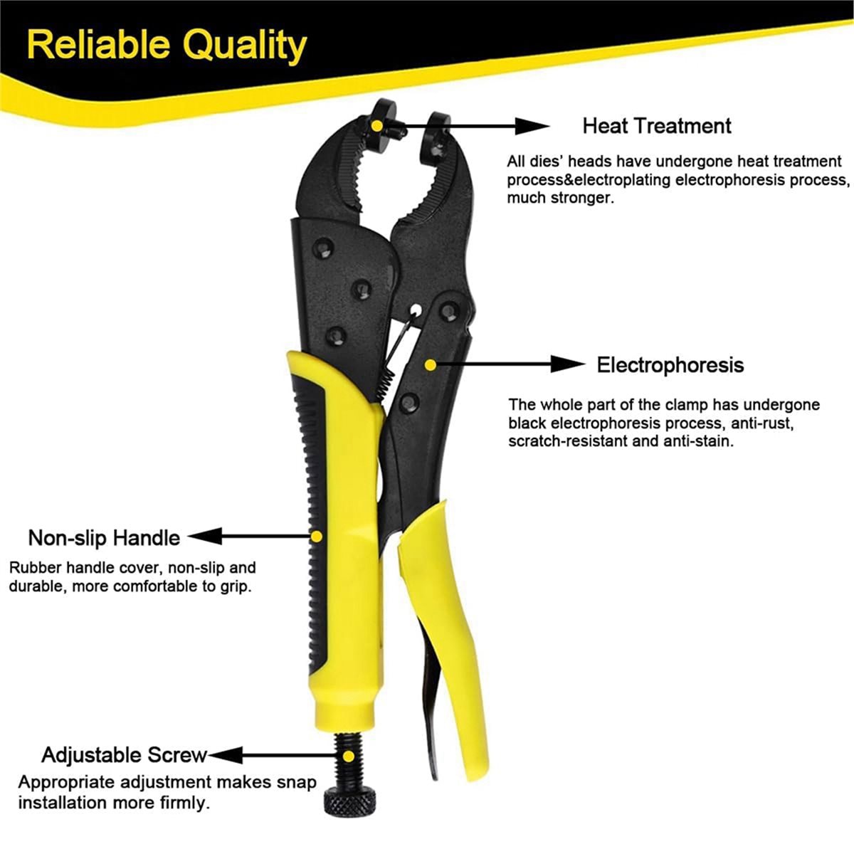 【AT48】 NEW Heavy Duty Snap Fas - Snap Plier Setter recension och pris