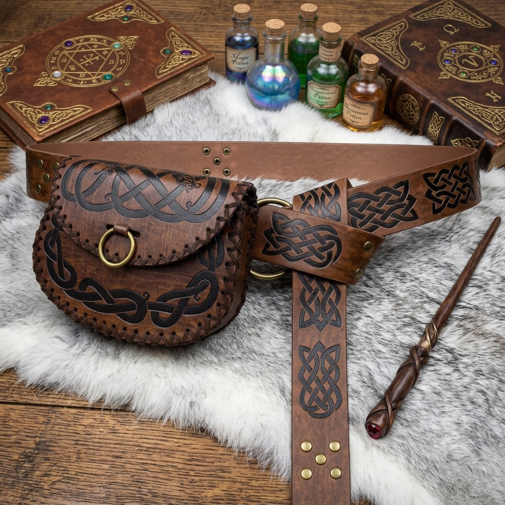 Medieval Viking Embossed Leath - Cosplay Prop Pattern recension och pris