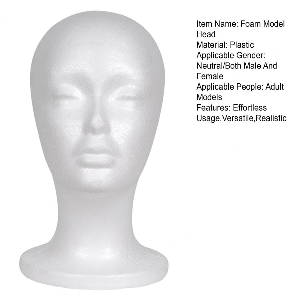 Foam Mannequin Head for Wig Di - Cosplay Prop Foam recension och pris