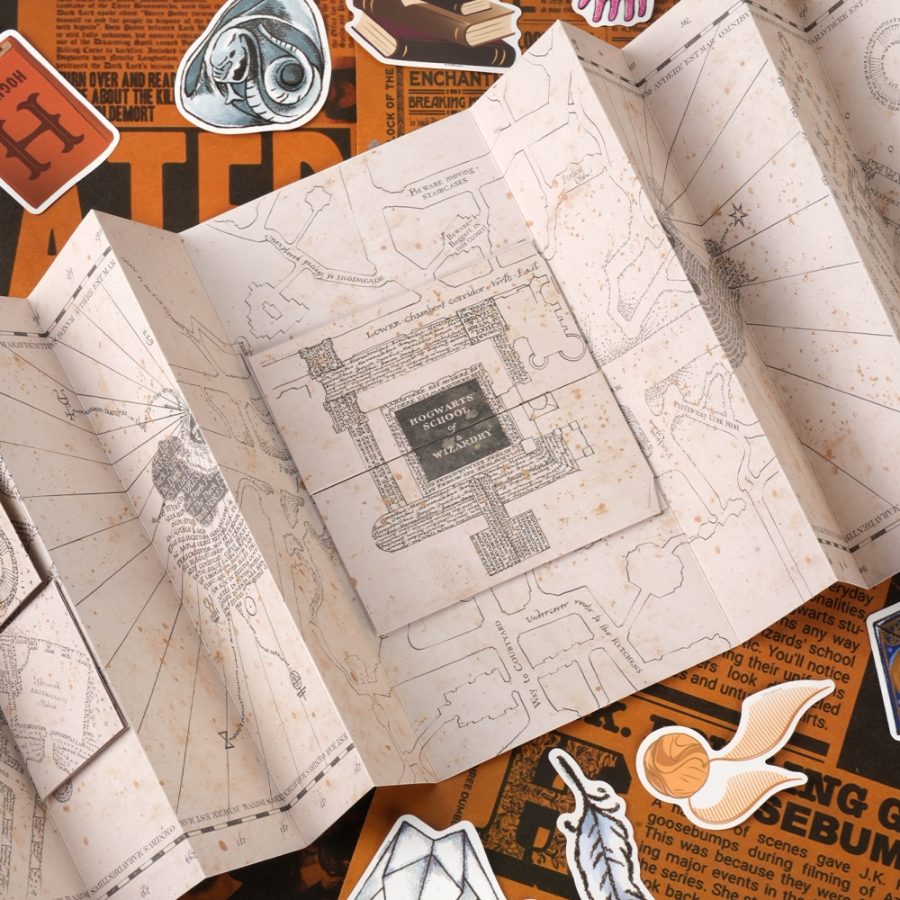 1PC Map Of The Marauder's Scho - Cosplay Props recension och pris
